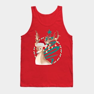 Merry Christmas Deer Tank Top